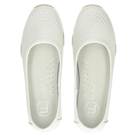 Bailarinas cuero calado blanco Filippo DP3681/22 WH multicolor 3 Bailarinas cuero calado blanco Filippo DP3681/22 WH multicolor 3