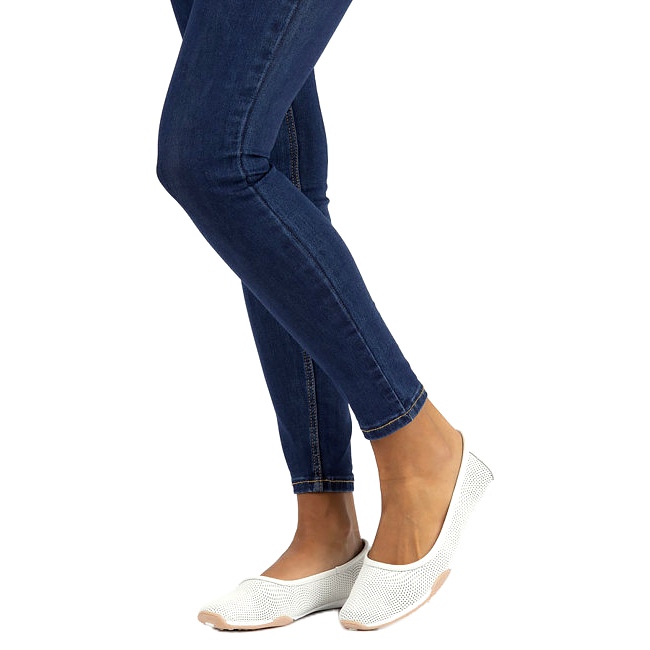 Bailarinas cuero calado blanco Filippo DP3681/22 WH multicolor 1