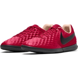 Zapatillas de fútbol Nike Tiempo Legend 8 Club Ic M AT6110 608 rojo naranjas y tintos 5