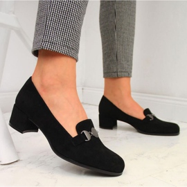 Sergio Leone SK332A zapatos block negros 2