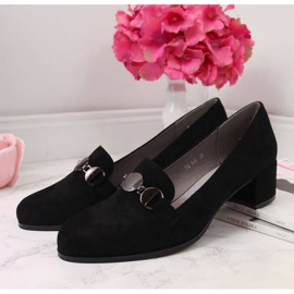 Sergio Leone SK332A zapatos block negros 3