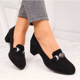 Sergio Leone SK332A zapatos block negros 5