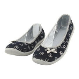 Bailarinas infantiles befado con lazo 980Y097 negro 2