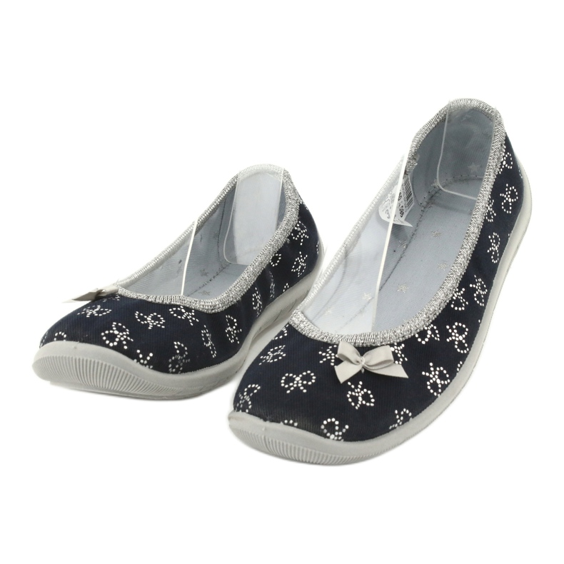 Bailarinas infantiles befado con lazo 980Y097 negro 2