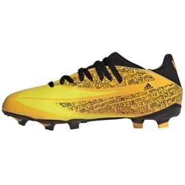 Botas de fútbol Adidas X Speedflow Messi.3 Fg Jr GW7420 amarillo amarillos 1