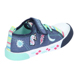 American Club Sneakers de Velcro Boys American Ten14/22 Jeans Leather Insertar azul 4