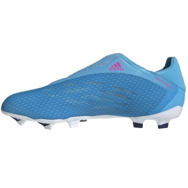 Botas de fútbol Adidas X Speedflow.3 Ll Fg M GW7494 azul azul 1 Botas de fútbol Adidas X Speedflow.3 Ll Fg M GW7494 azul azul 1
