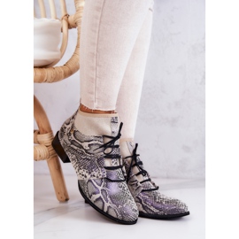 Botas de Mujer Suede Snake Boots Maciejka 04744-03 Beige 1