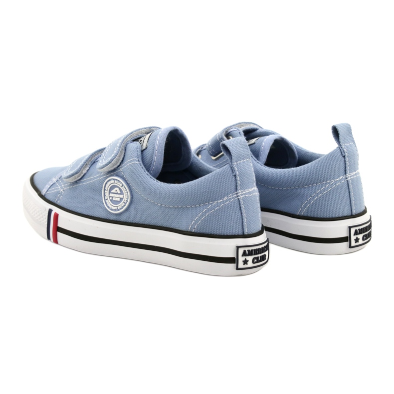 Zapatillas americanas azul American Club LH63/22 4