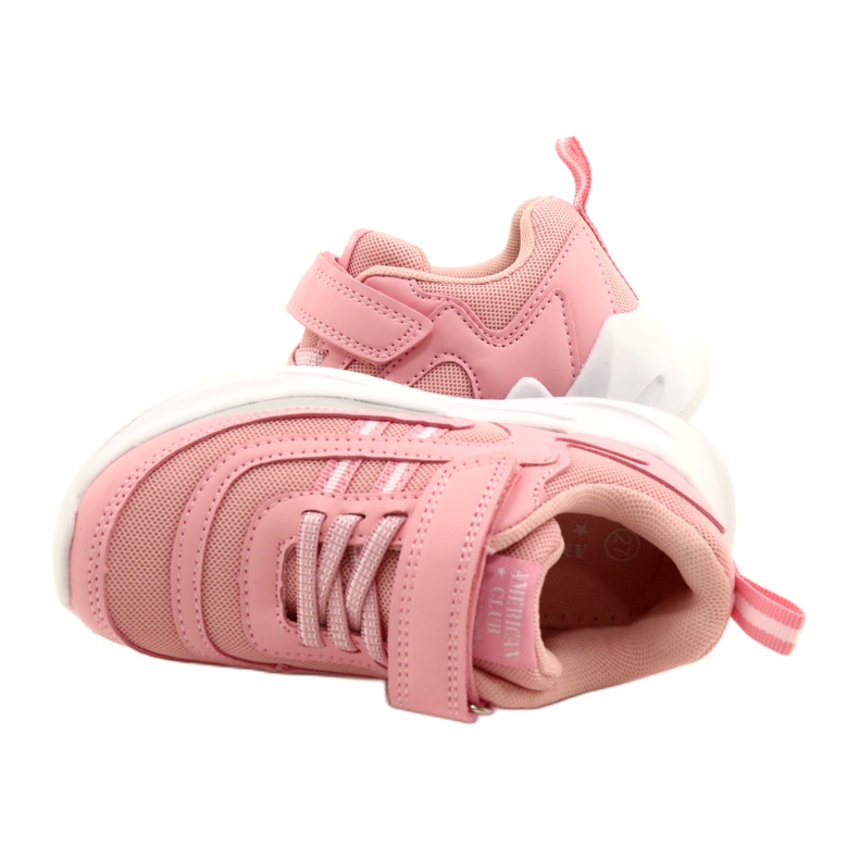 Zapatillas deportivas niña American Club HL58/22 rosa rosado 4