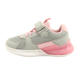 Deportiva niña American Club ES72/22, gris y rosa 1
