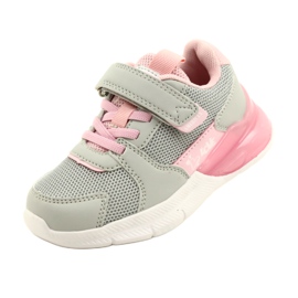 Deportiva niña American Club ES72/22, gris y rosa 3