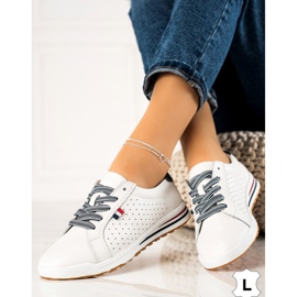 Filippo Zapatillas clásicas de cuero blanco 1