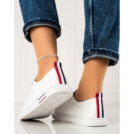Filippo Zapatillas de cuero blancas blanco 3