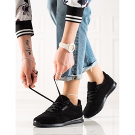 TRENDI Zapatos deportivos clásicos negro 2 TRENDI Zapatos deportivos clásicos negro 2