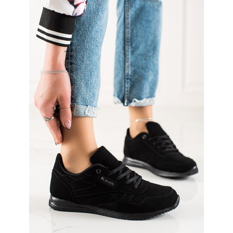 TRENDI Zapatos deportivos clásicos negro 1 TRENDI Zapatos deportivos clásicos negro 1