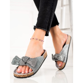 Chanclas VINCEZA Plata Brillante gris 2