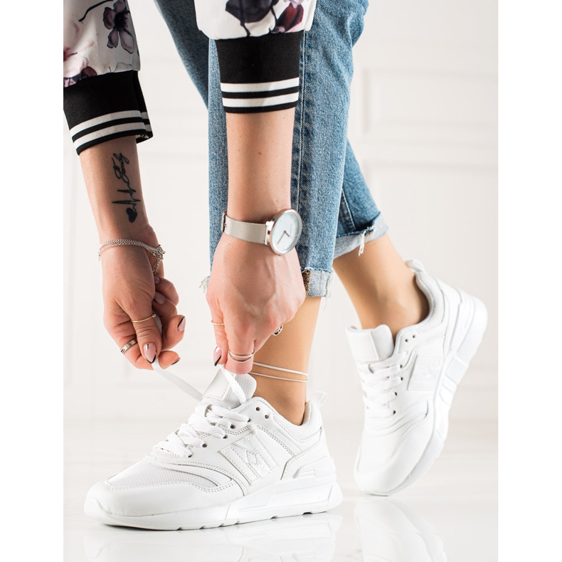 TRENDI Calzado deportivo casual blanco 1