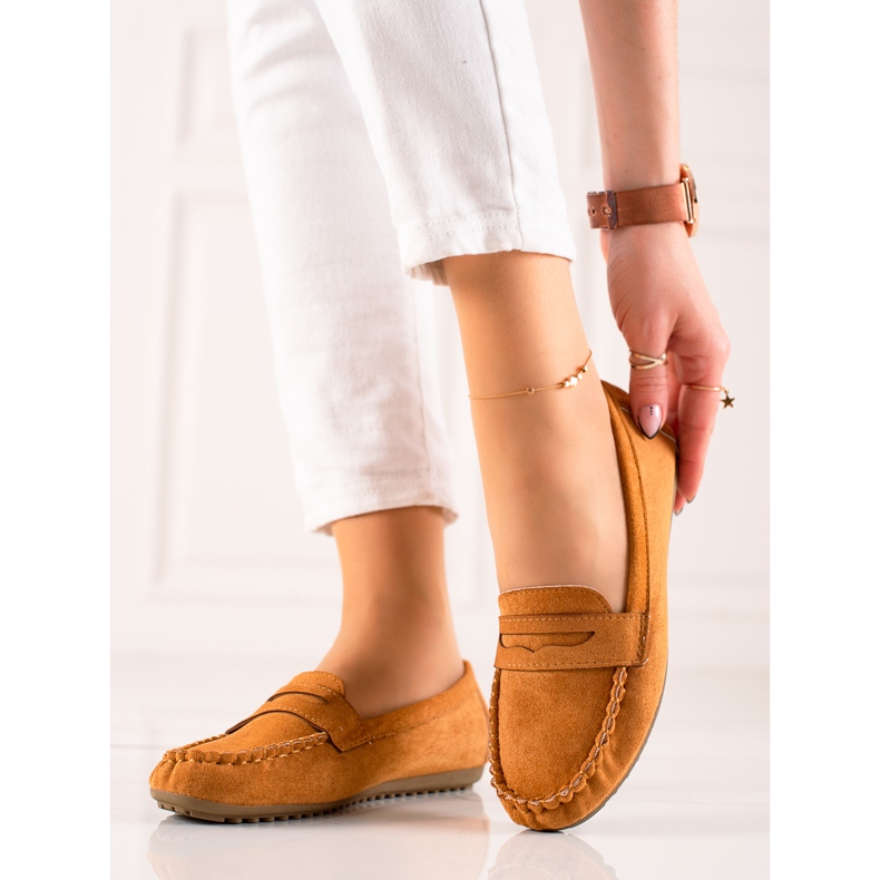 TRENDI Mocasines clásicos marrón 1