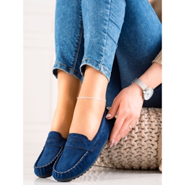 TRENDI Mocasines clásicos azul 2