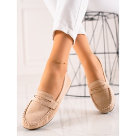 TRENDI Mocasines clásicos beige 1 TRENDI Mocasines clásicos beige 1