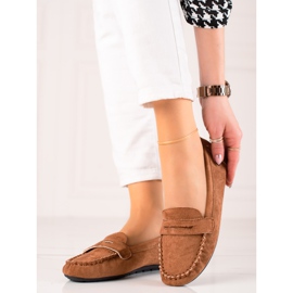 TRENDI Mocasines de gamuza cómodos marrón 2 TRENDI Mocasines de gamuza cómodos marrón 2