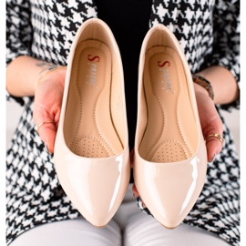 Seastar Bailarinas Beige Lacado 3