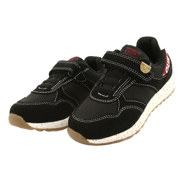 American Club Deportivas americanas velcro ES86/22 negro 3