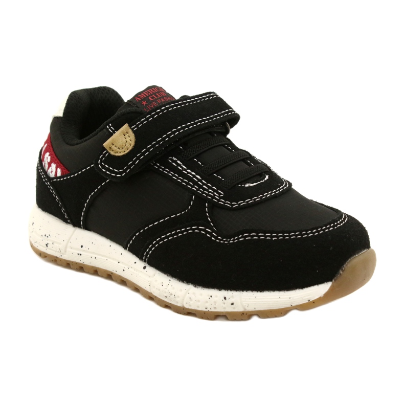 American Club Deportivas americanas velcro ES86/22 negro 1