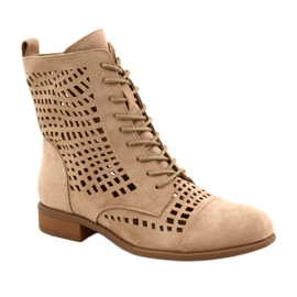 M.Daszyński Trabajadores calados atados Daszyński SA142-33 beige 1 M.Daszyński Trabajadores calados atados Daszyński SA142-33 beige 1