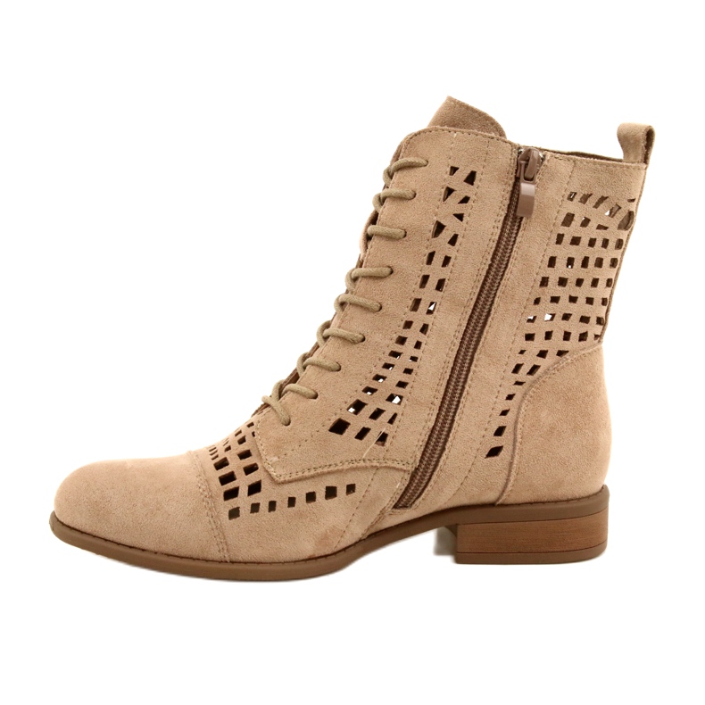 M.Daszyński Trabajadores calados atados Daszyński SA142-33 beige 2 M.Daszyński Trabajadores calados atados Daszyński SA142-33 beige 2