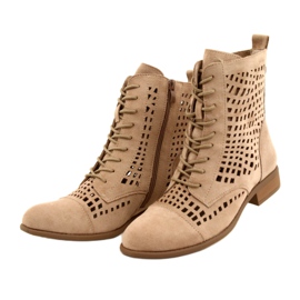 M.Daszyński Trabajadores calados atados Daszyński SA142-33 beige 3 M.Daszyński Trabajadores calados atados Daszyński SA142-33 beige 3