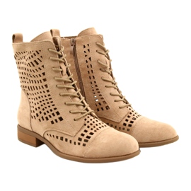 M.Daszyński Trabajadores calados atados Daszyński SA142-33 beige 7 M.Daszyński Trabajadores calados atados Daszyński SA142-33 beige 7