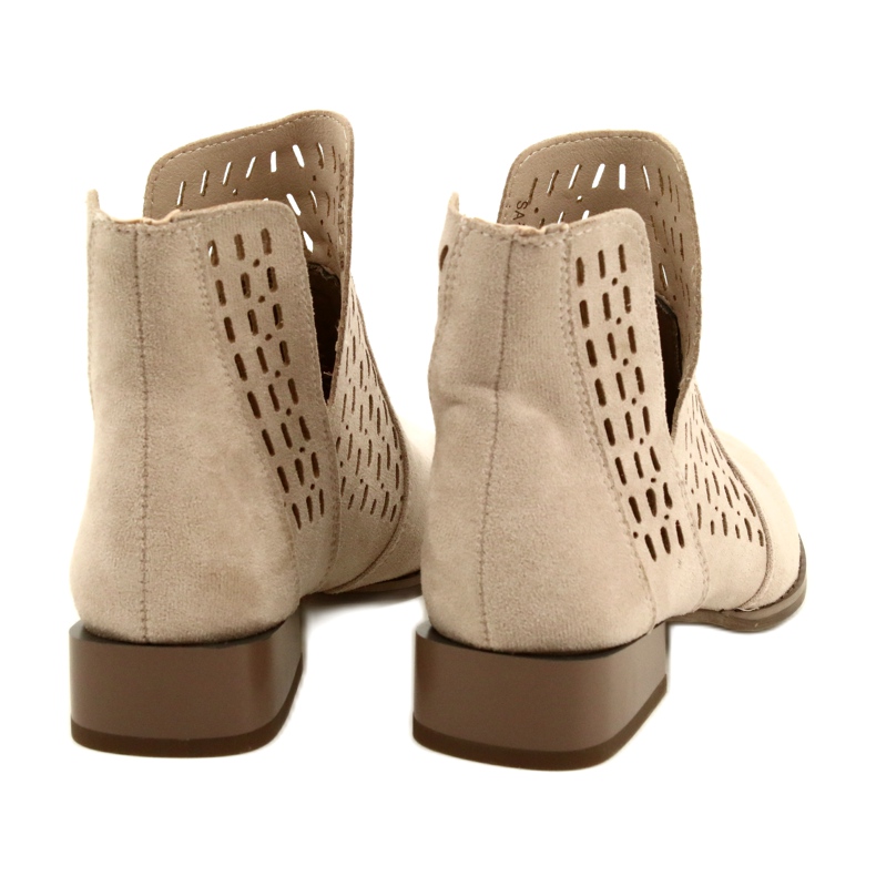 Botas Mujer Ante Daszyński Beige SA197-12 5
