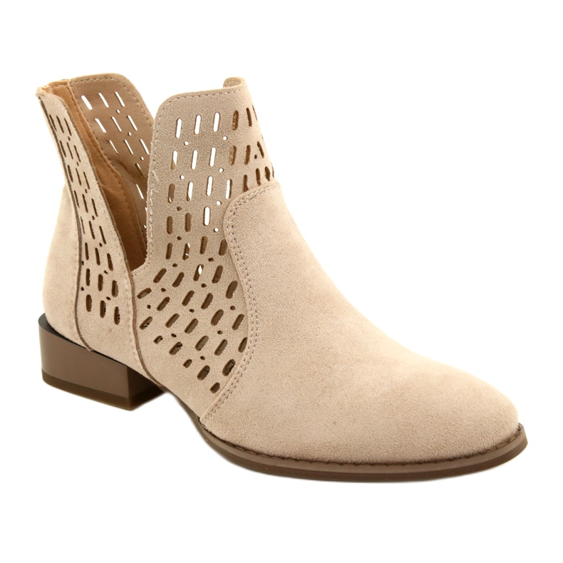 Botas Mujer Ante Daszyński Beige SA197-12 1 Botas Mujer Ante Daszyński Beige SA197-12 1
