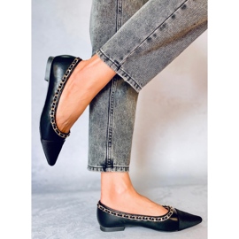 Bailarinas con cadena Sabina Black negro 3
