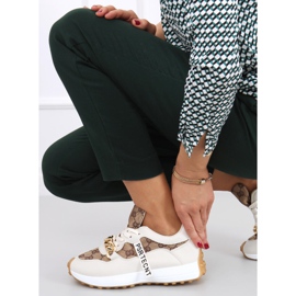 Deportivas con cadena Elena Beige 3