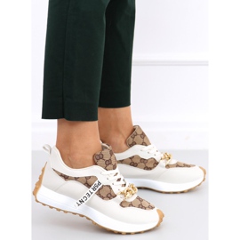 Deportivas con cadena Elena Beige 5