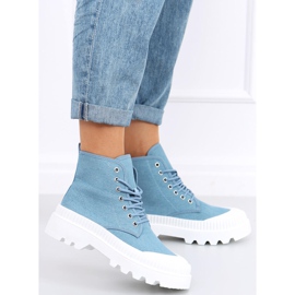 Zapatillas altas de trekking Costa Blue azul 3