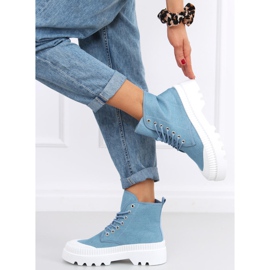 Zapatillas altas de trekking Costa Blue azul 2