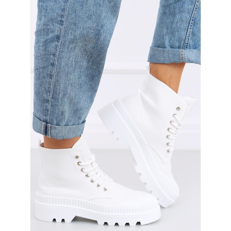 Zapatillas altas de trekking Costa White blanco 1