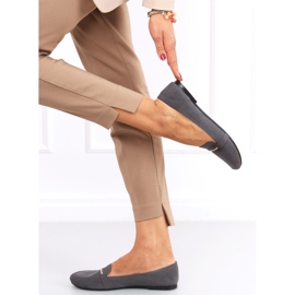 Mocasines mujer Pinto Gris 5