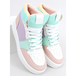 Rocha zapatillas altas moradas multicolor 3