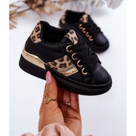 FR1 Deportivas negras de piel de leopardo Trixie negro 4