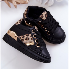 FR1 Deportivas negras de piel de leopardo Trixie negro 3