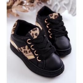 FR1 Deportivas negras de piel de leopardo Trixie negro 5