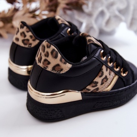 FR1 Deportivas negras de piel de leopardo Trixie negro 6