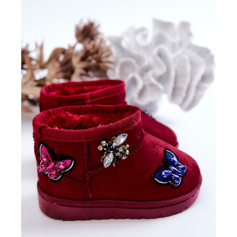 FR1 Botas de Nieve Infantil Burdeos Laila rojo 2