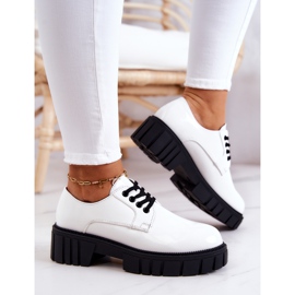 Zapatos Lacados de Moda La.Fi Blanco Hallie 4