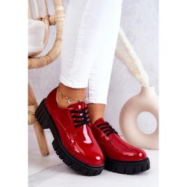 Zapatos Lacados de Moda La.Fi Rojo Hallie 1